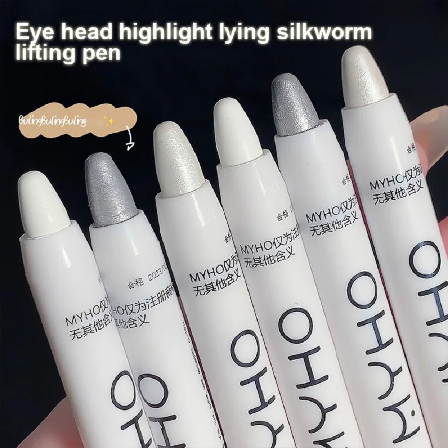 Lying Silkworm Pen Monochrome Brightening Highlight with Flash Eye Shadow Pen