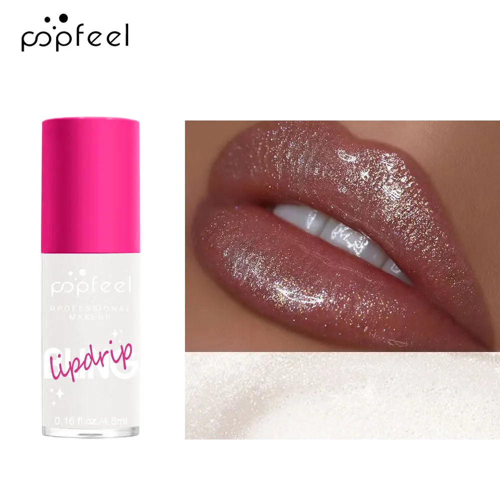 POPFEEL Christmas All In One Makeup Kit Eyeshadow Powder Lipgloss Lipoil,Valentine's Day Gift for Girls Women