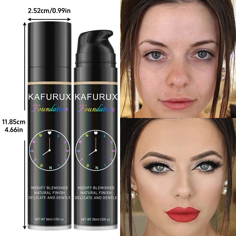 8 colors Liquid Foundation Effective Concealer Waterproof Sweat-resistant Face Korean Makeup Porfession Face Base Cosmetics Gift